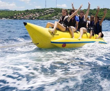 Banana Boat Ride Sanur things to do with kids bali