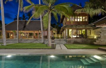 Sanur Villas Bali pool night - Villa Pushpapuri