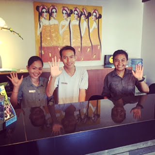 Bali villa staff