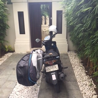 renting a scooter in bali